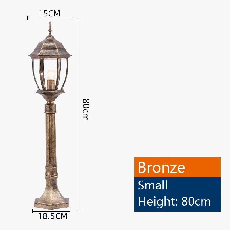 lampe de rue décorative étanche pour extérieur jardin parc villa - Image 7