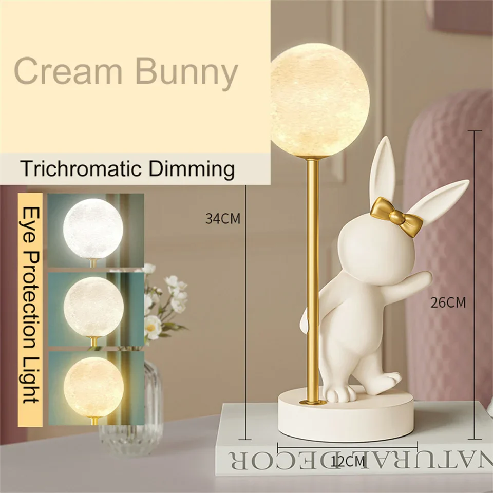 Lampe de Table en forme de lapin nordique - Image 10