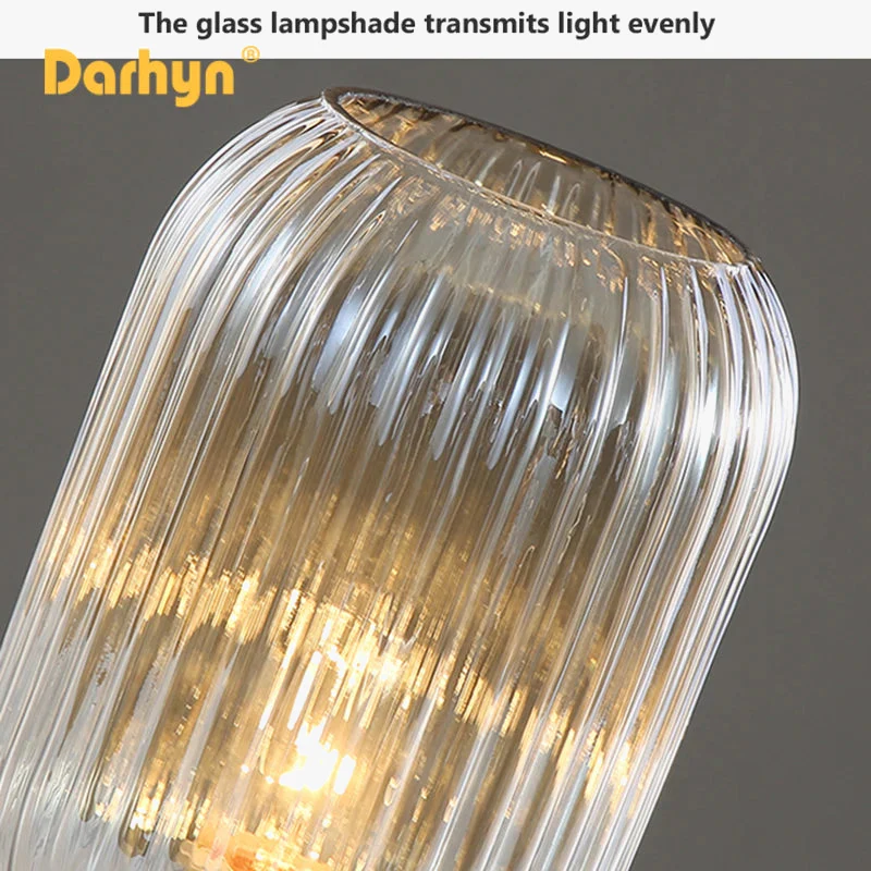Lampe de Table en verre rétro - Image 4