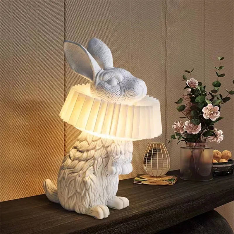 lampe de table lapin adorable pour décoration enfant - Image 4