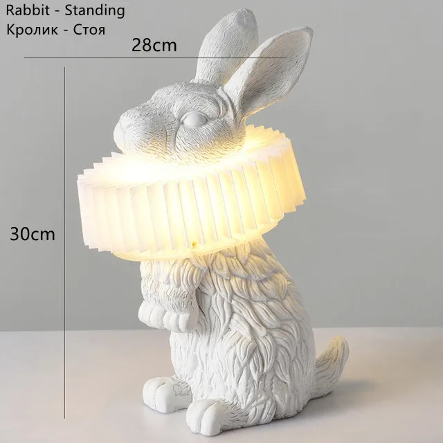 lampe de table lapin adorable pour décoration enfant - Image 9