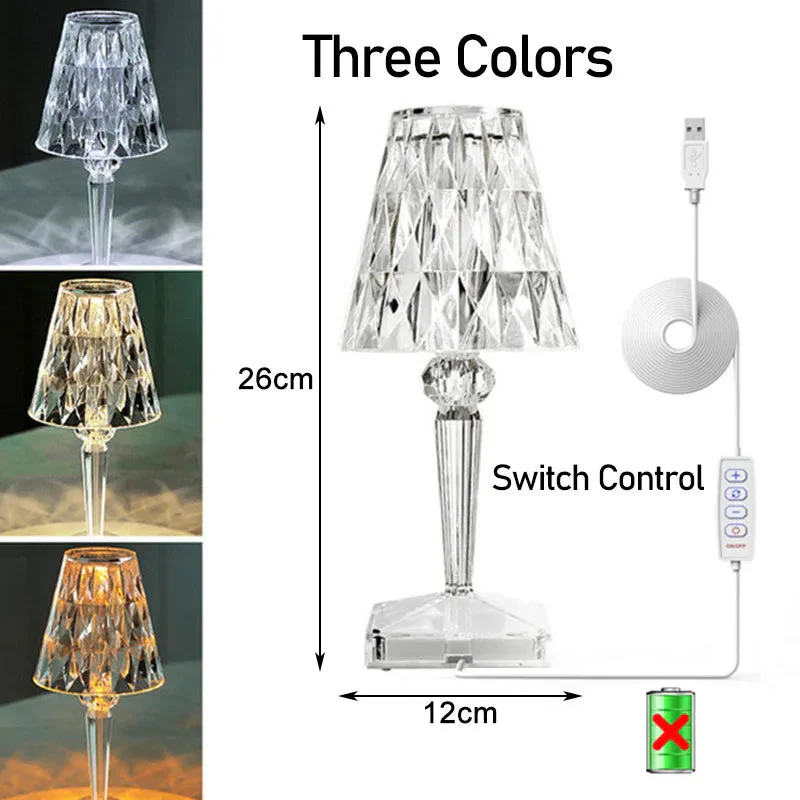 Lampe de Table Led en diamant - Image 8
