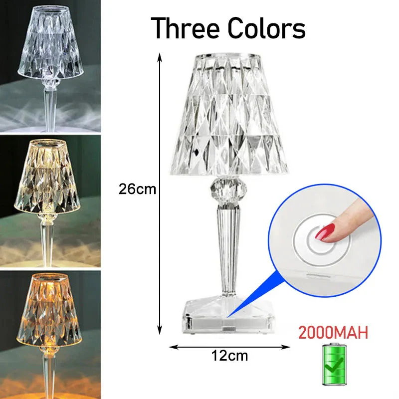 Lampe de Table Led en diamant - Image 9