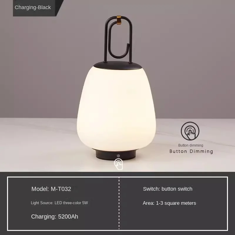 lampe de table rechargeable nordique design pour divers espaces - Image 8