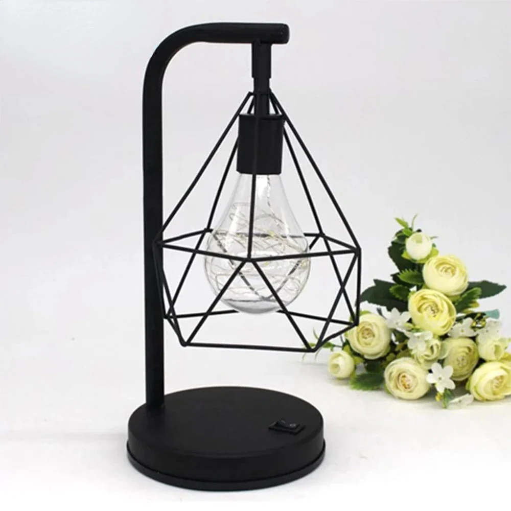 Lampe de Table rétro noire - Image 2