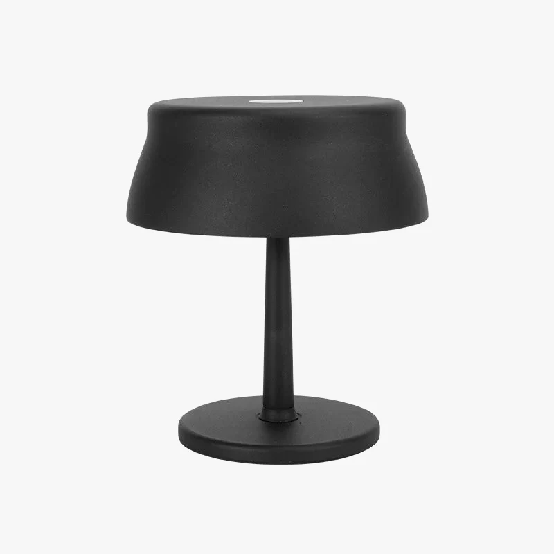 Lampe de Table USB pour Restaurant café Bar lampe champignon Rechargeable sans fil interrupteur tactile veilleuse Mini rétro nordique Led lumières - Image 6