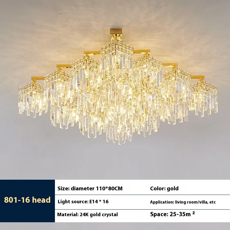 lampe en cristal de luxe pour intérieur moderne élégant - Image 10