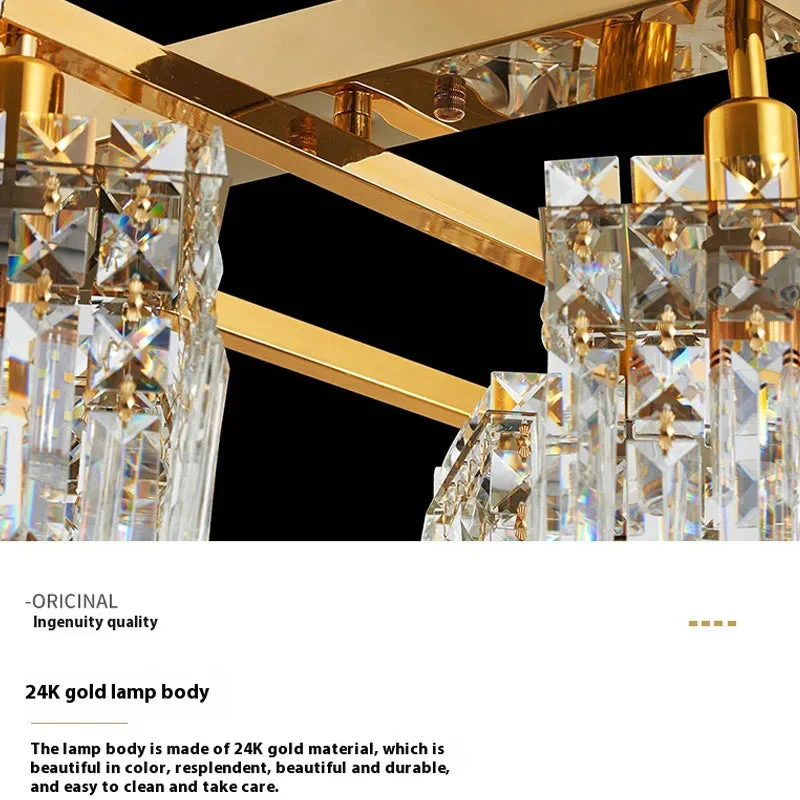 lampe en cristal de luxe pour intérieur moderne élégant - Image 6