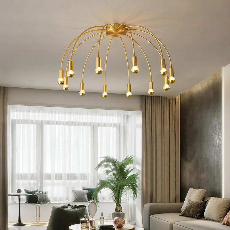 lampe étoilée de luxe en cuivre haricot magique - Image 4