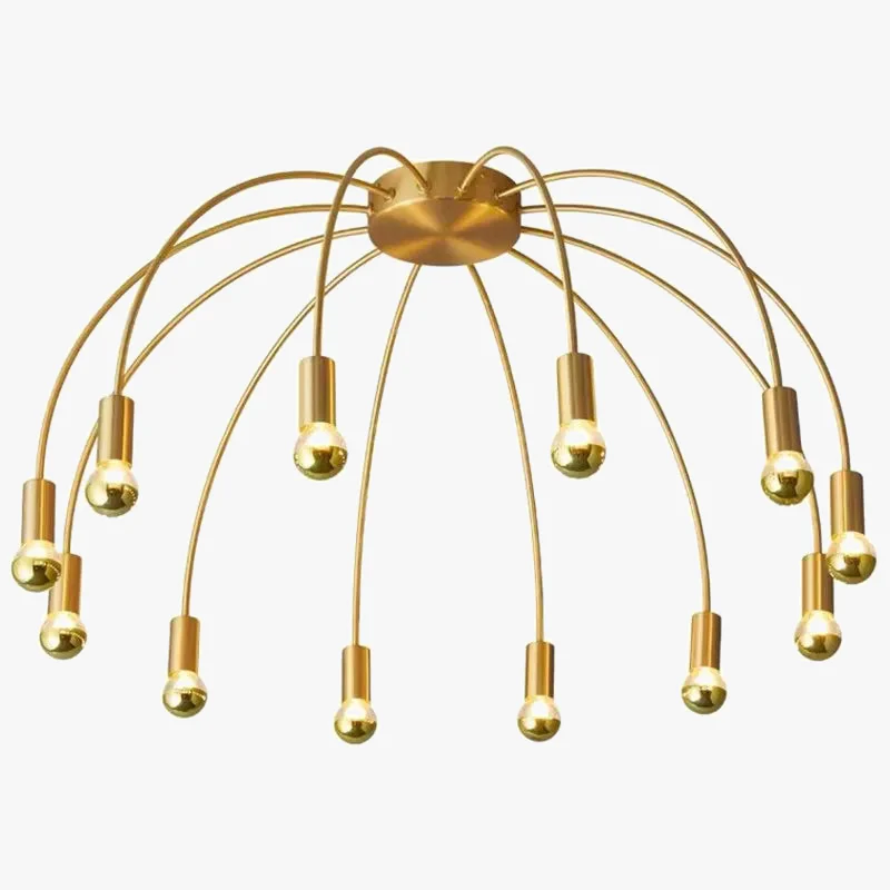 lampe étoilée de luxe en cuivre haricot magique - Image 6