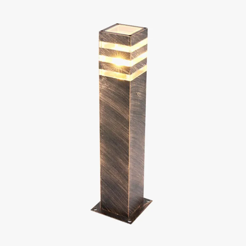 lampe extérieure carrée en aluminium led moderne pour jardin et parc - Image 2