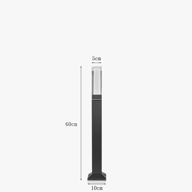 lampe led extérieure imperméable en aluminium pour jardin - Image 8
