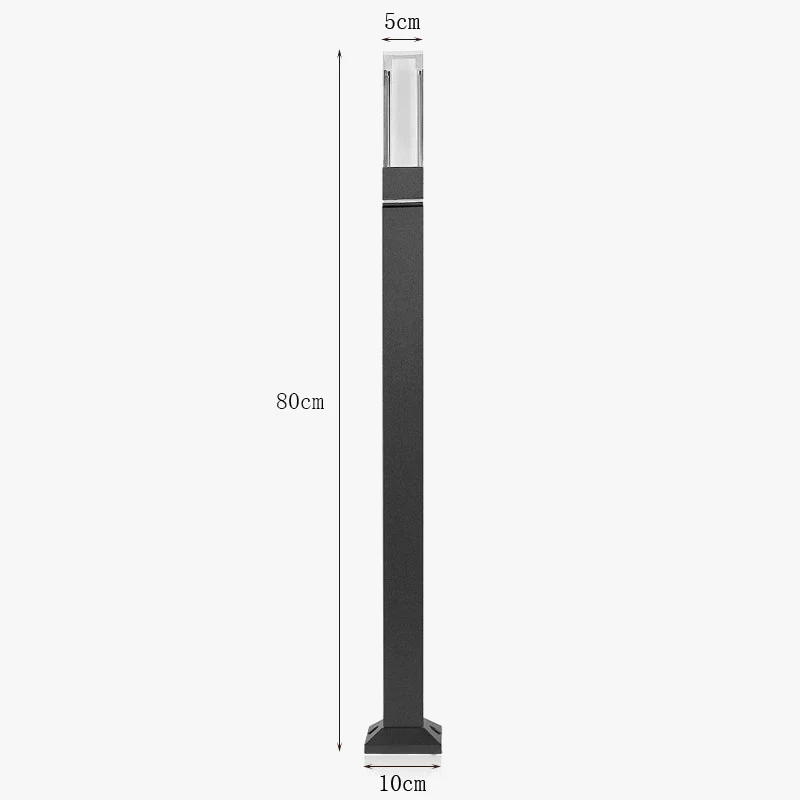 lampe led extérieure imperméable en aluminium pour jardin - Image 9