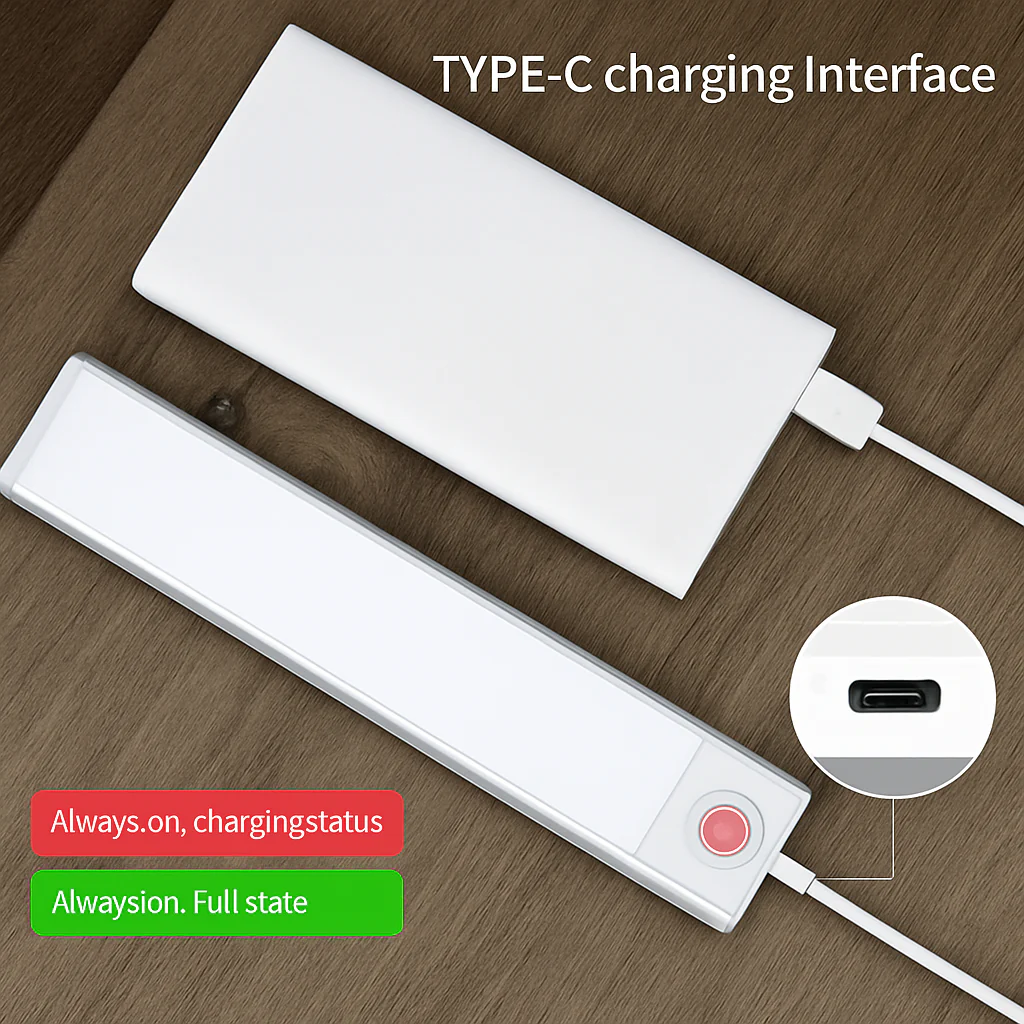 lampe led rechargeable sans fil avec capteur de mouvement - Image 3