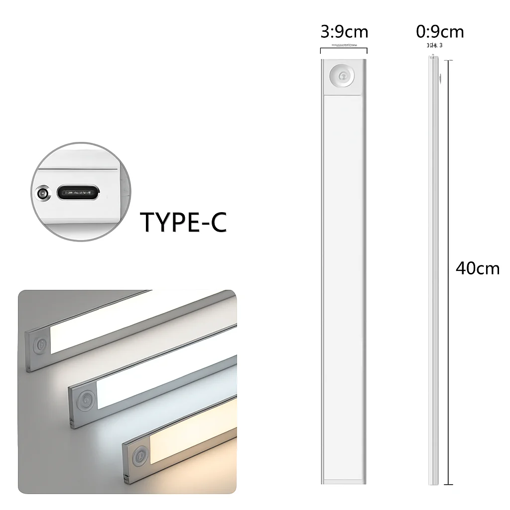 lampe led rechargeable sans fil avec capteur de mouvement - Image 9