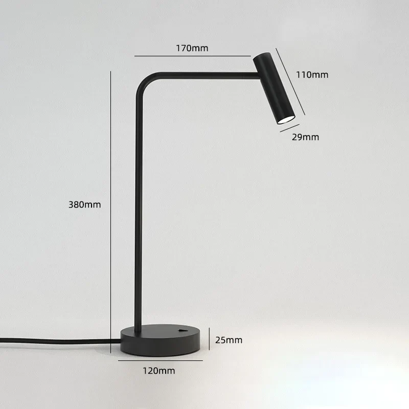 Lampadaire led spot sol minimaliste déco maison lecture - Image 10