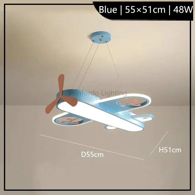suspension LED avion moderne décorative idéale enfants - Image 10