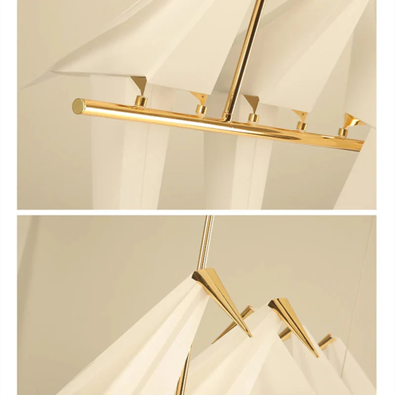 suspension LED design nordique en acrylique forme oiseau - Image 6