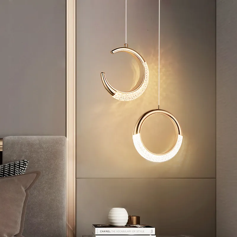 Lampe LED Suspendue Design Nordique Moderne - Image 2