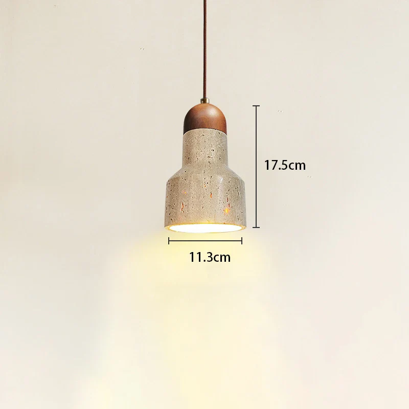 Suspension LED en marbre jaune - Image 7