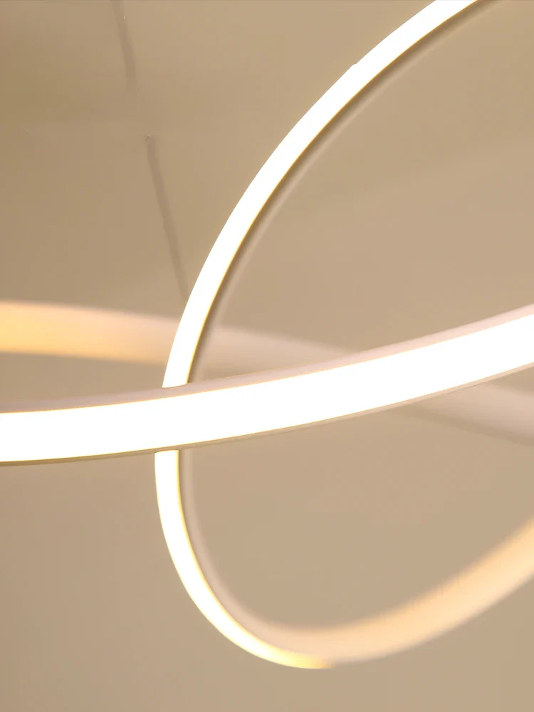 suspension LED torsadée design nordique intensité variable - Image 5