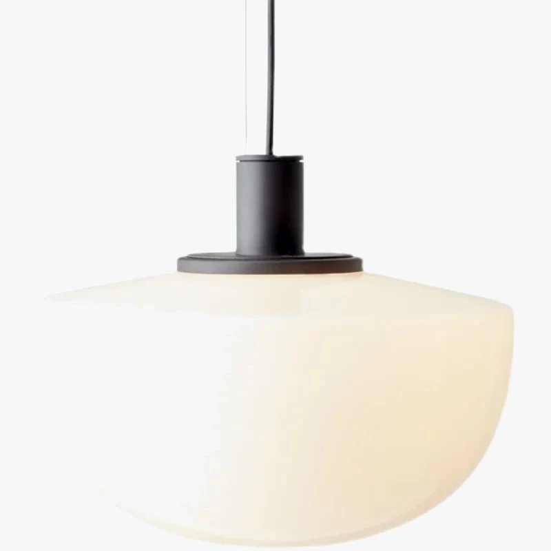 lampe minimaliste suspendue en verre adaptée pour étude et chevet - Image 6