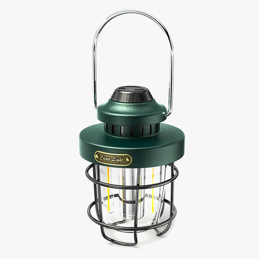 lampe rétro portable rechargeable pour camping et éclairage extérieur - Image 5