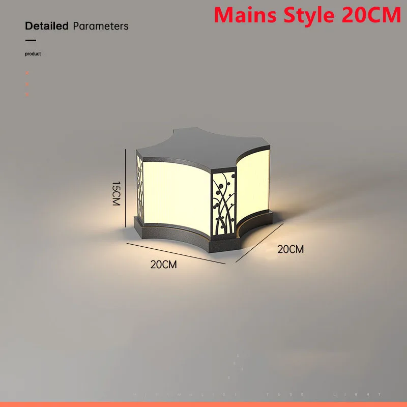 lampe solaire extérieure led en acier inoxydable pour jardin et clôture - Image 11