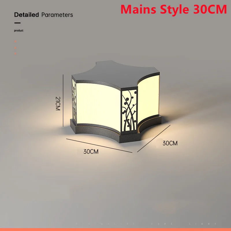 lampe solaire extérieure led en acier inoxydable pour jardin et clôture - Image 12