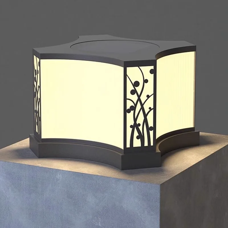 lampe solaire extérieure led en acier inoxydable pour jardin et clôture - Image 6