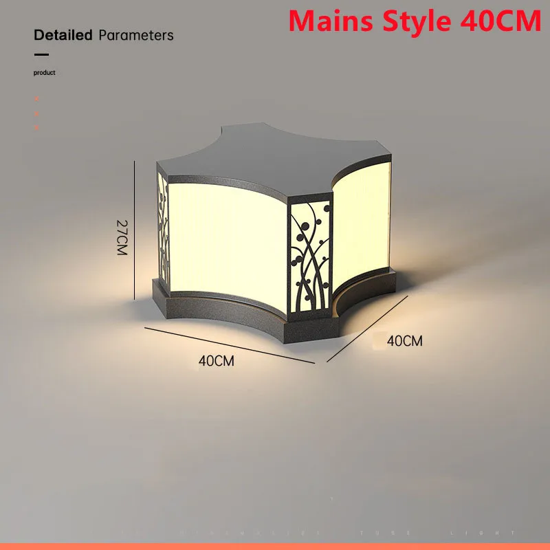 lampe solaire extérieure led en acier inoxydable pour jardin et clôture - Image 7