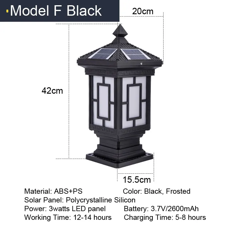 lampe solaire led décorative pour jardin et extérieur - Image 12