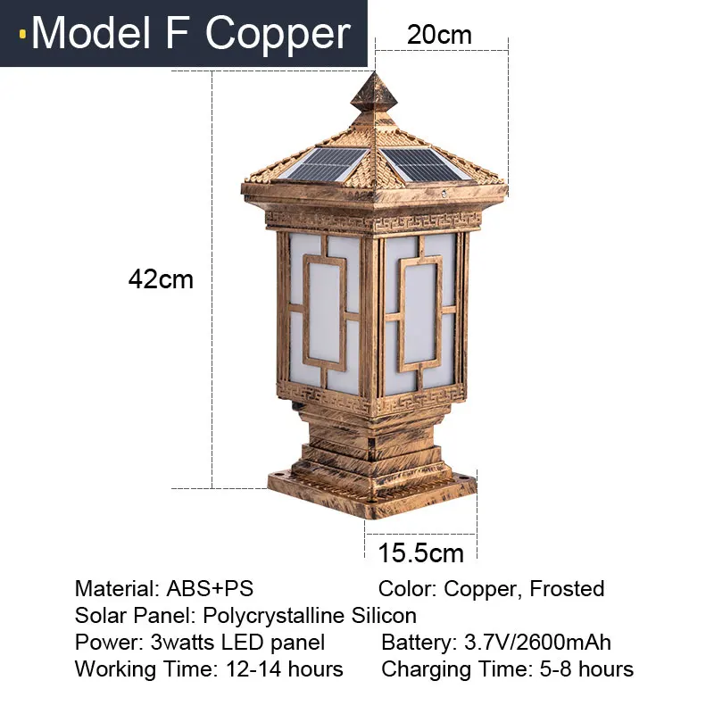 lampe solaire led décorative pour jardin et extérieur - Image 13