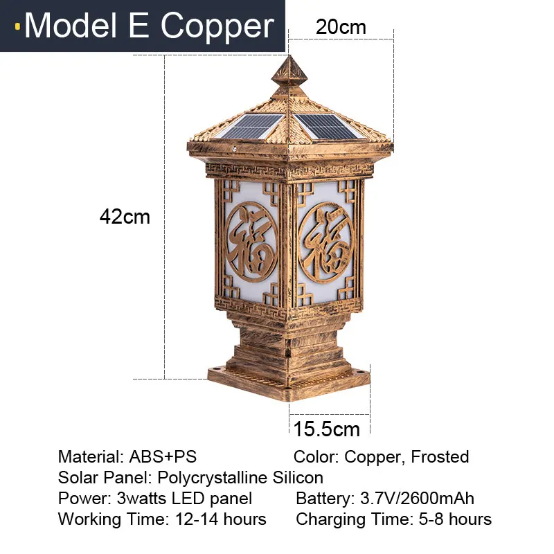 lampe solaire led décorative pour jardin et extérieur - Image 14