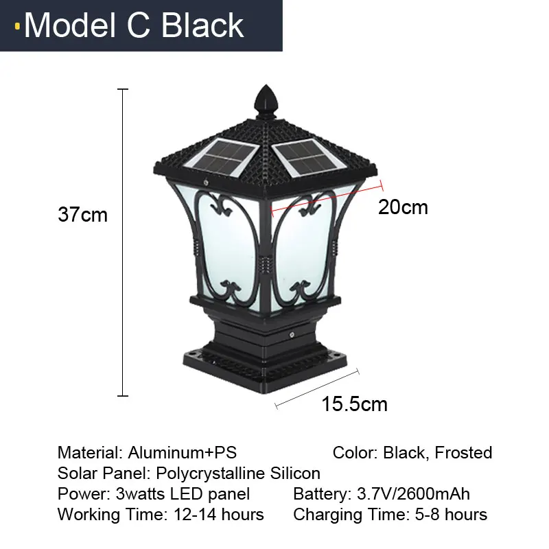 lampe solaire led décorative pour jardin et extérieur - Image 15