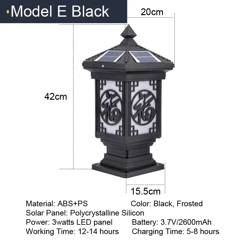 lampe solaire led décorative pour jardin et extérieur - Image 16