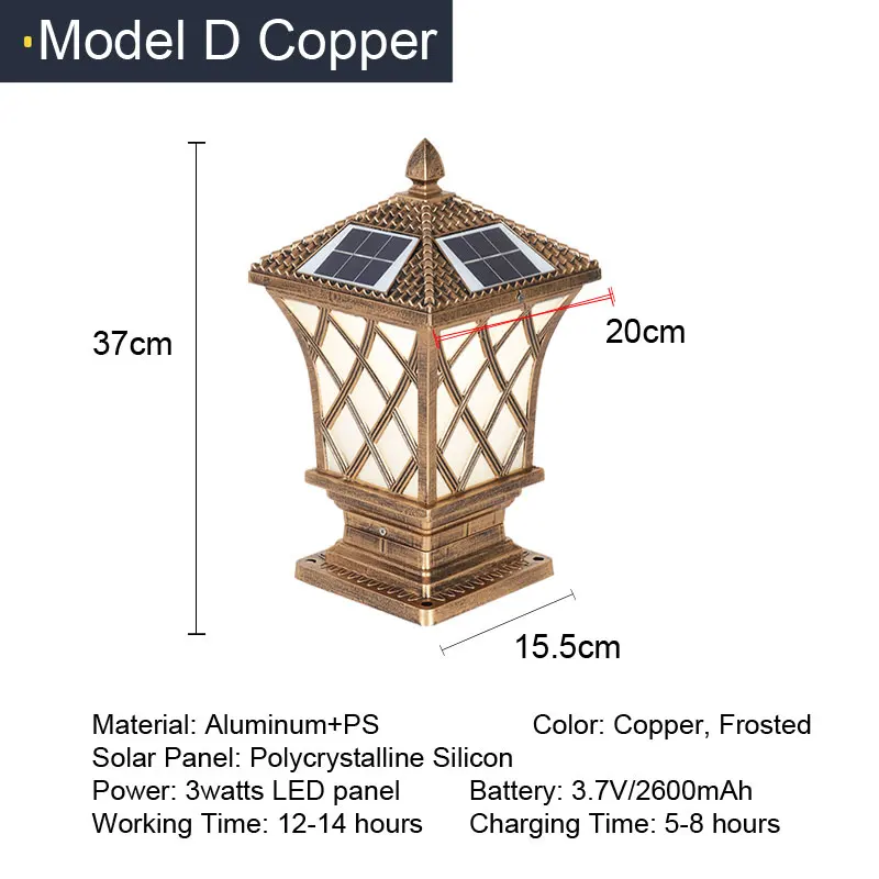 lampe solaire led décorative pour jardin et extérieur - Image 17