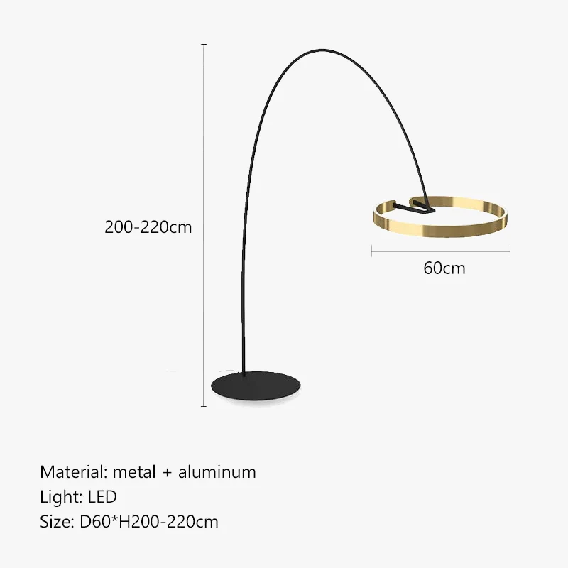 Lampe sur pied créative nordique - Image 7