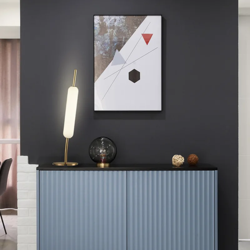 Lampe sur pied nordique à 3 têtes en forme d'oreille de blé - Image 5