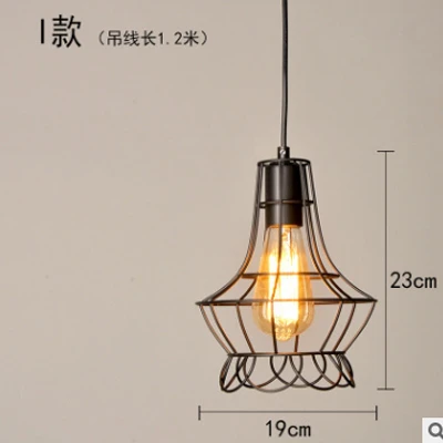 suspension industrielle vintage en fer pour restaurant bar loft - Image 11