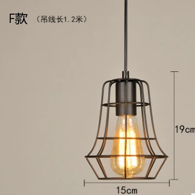suspension industrielle vintage en fer pour restaurant bar loft - Image 12
