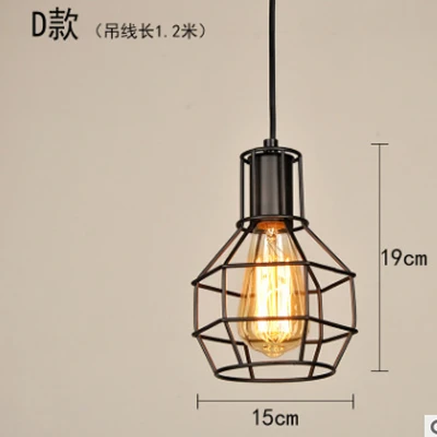 suspension industrielle vintage en fer pour restaurant bar loft - Image 14
