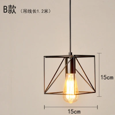 suspension industrielle vintage en fer pour restaurant bar loft - Image 16