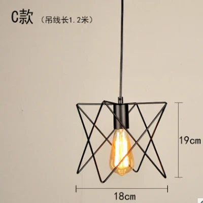 suspension industrielle vintage en fer pour restaurant bar loft - Image 17