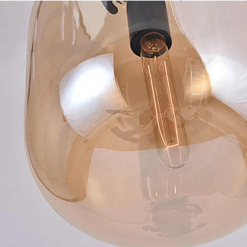 suspension moderne nordique en verre pour décor loft - Image 7