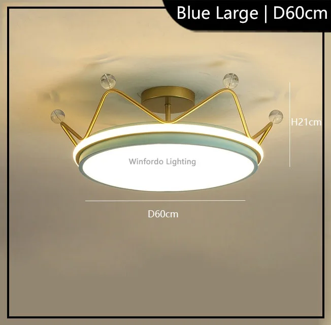 suspension pour enfants couronne leds moderne winfordo - Image 10