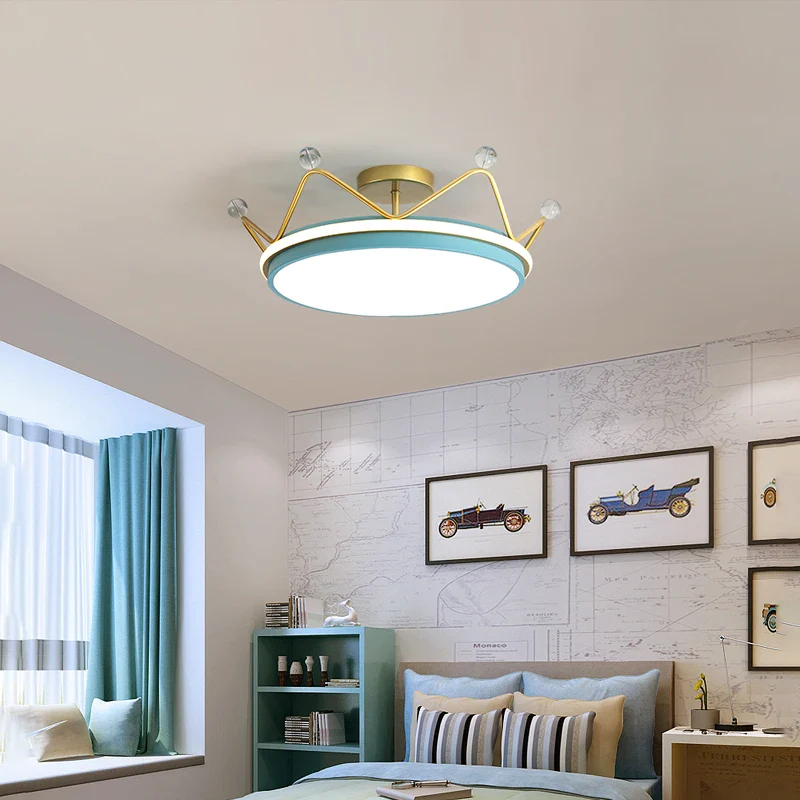 suspension pour enfants couronne leds moderne winfordo - Image 5