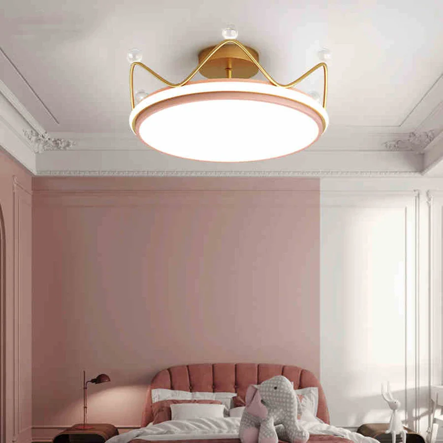 suspension pour enfants couronne leds moderne winfordo - Image 6