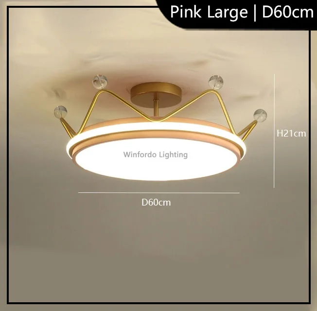 suspension pour enfants couronne leds moderne winfordo - Image 7