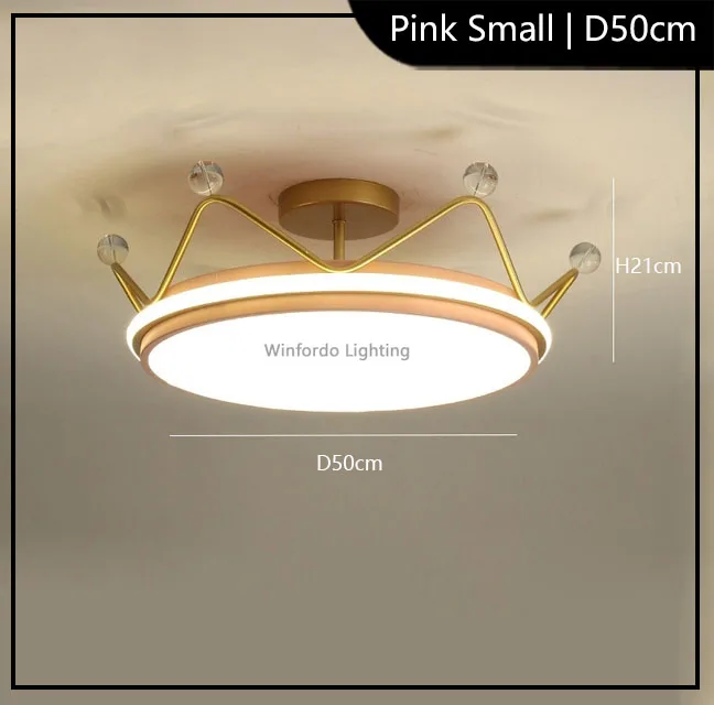 suspension pour enfants couronne leds moderne winfordo - Image 8